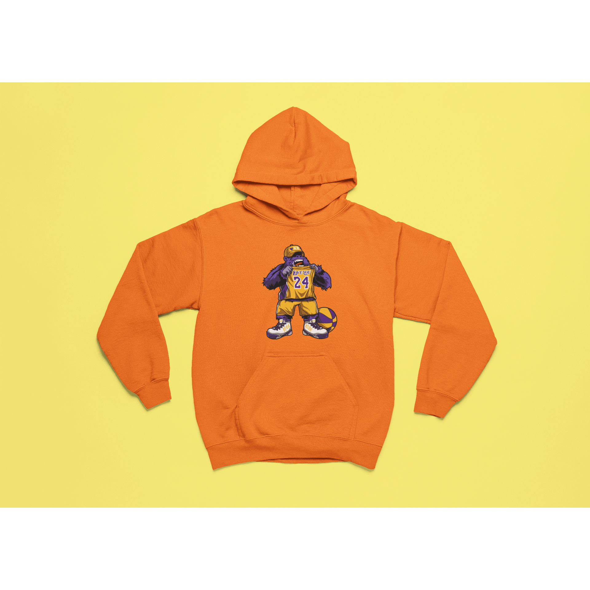 Rainbow Gorilla 'Love You 24' Hoody Kids - Rainbow Gorilla Store