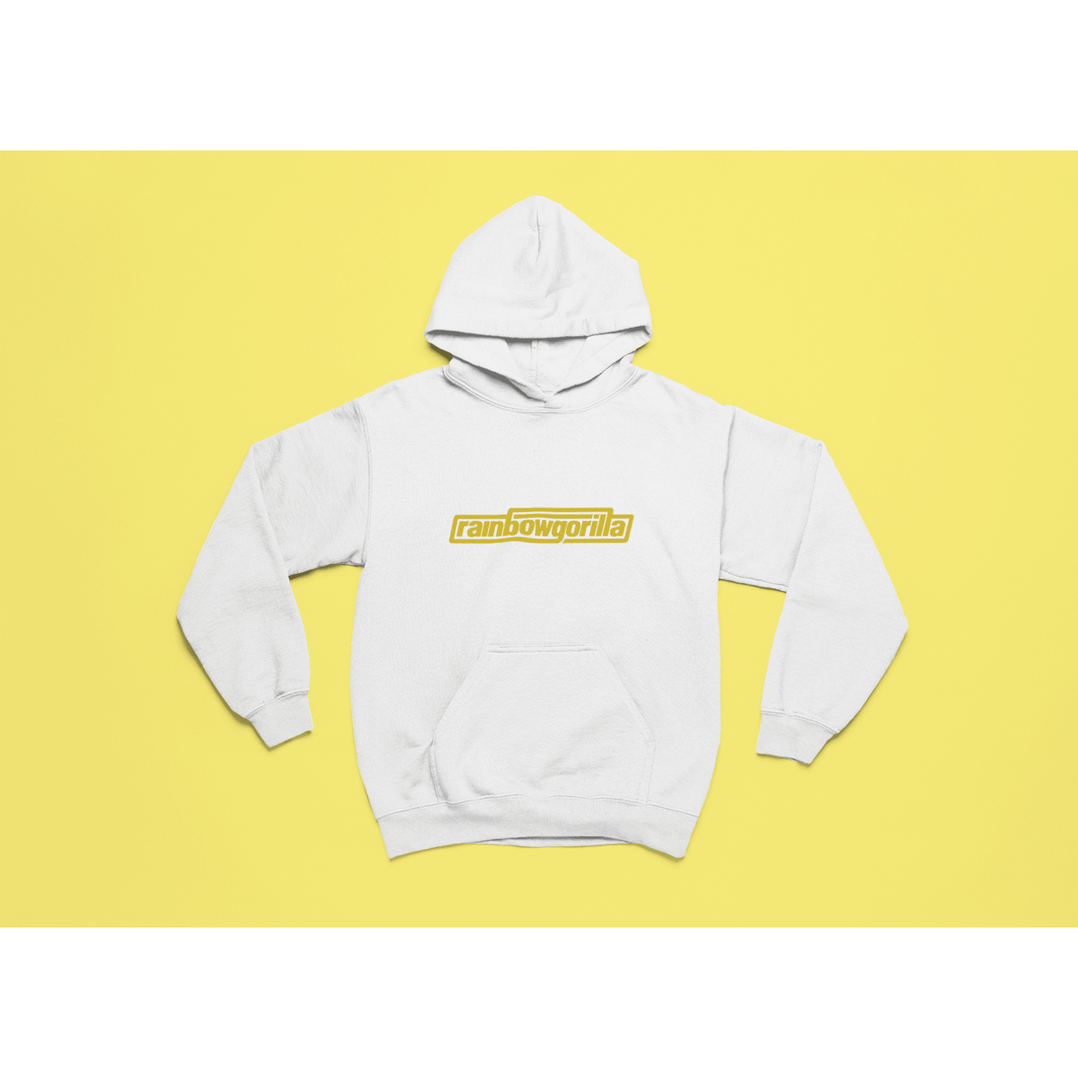 Rainbow Gorilla 'RG Tekst Goud' Hoody Kids - Rainbow Gorilla Store