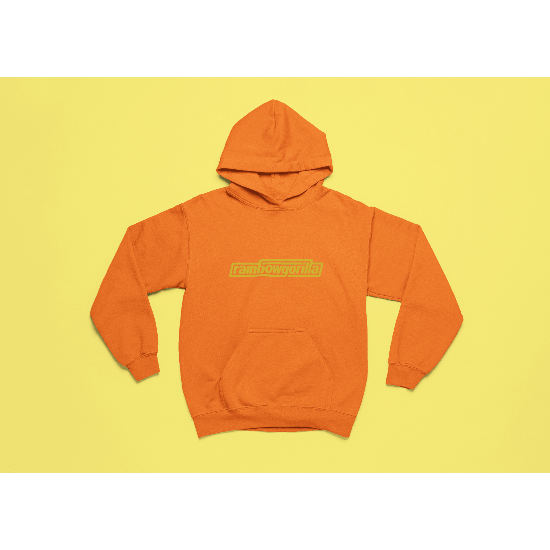 Rainbow Gorilla 'RG Tekst Goud' Hoody Kids - Rainbow Gorilla Store