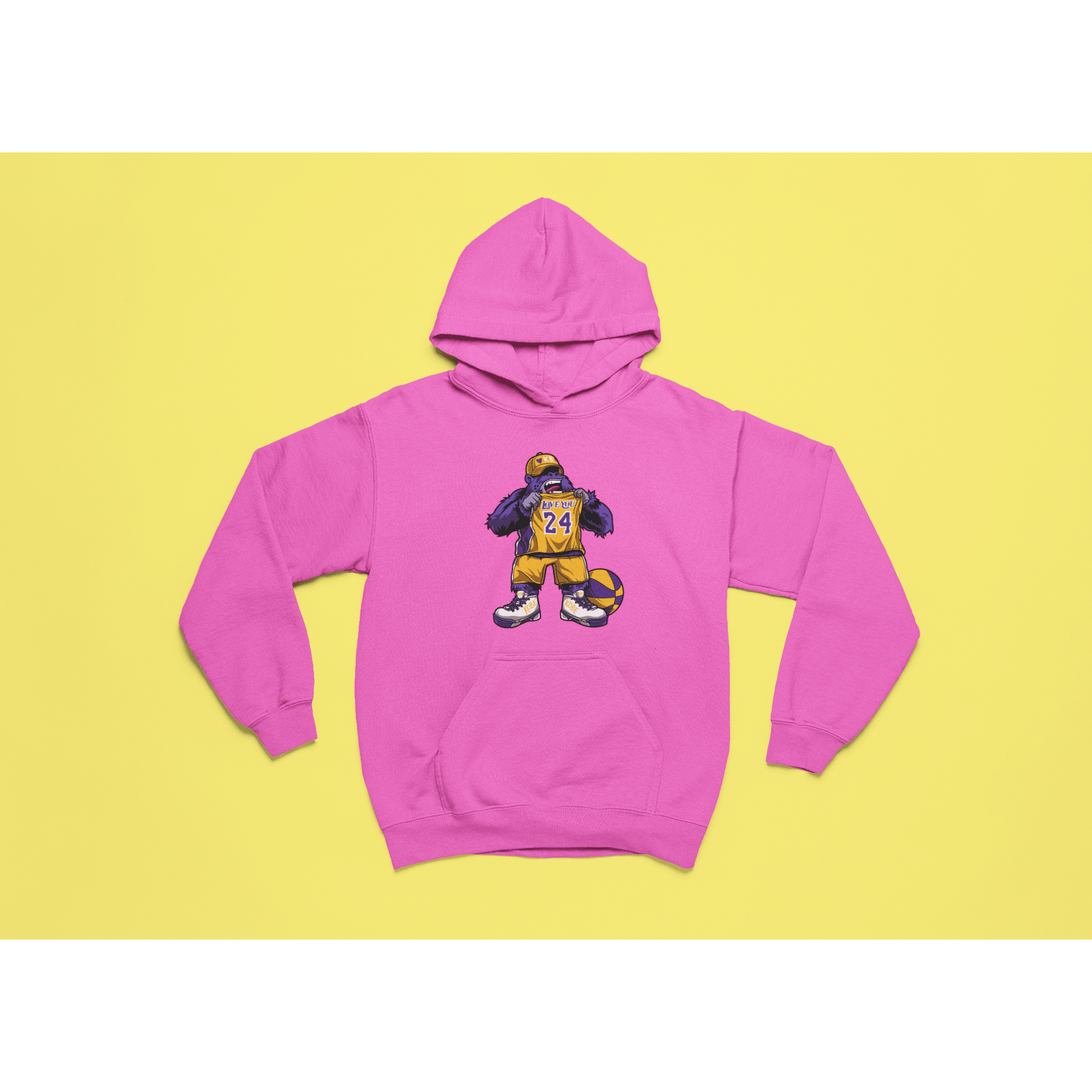Rainbow Gorilla ´Love You 24´ Hoody - Rainbow Gorilla Store