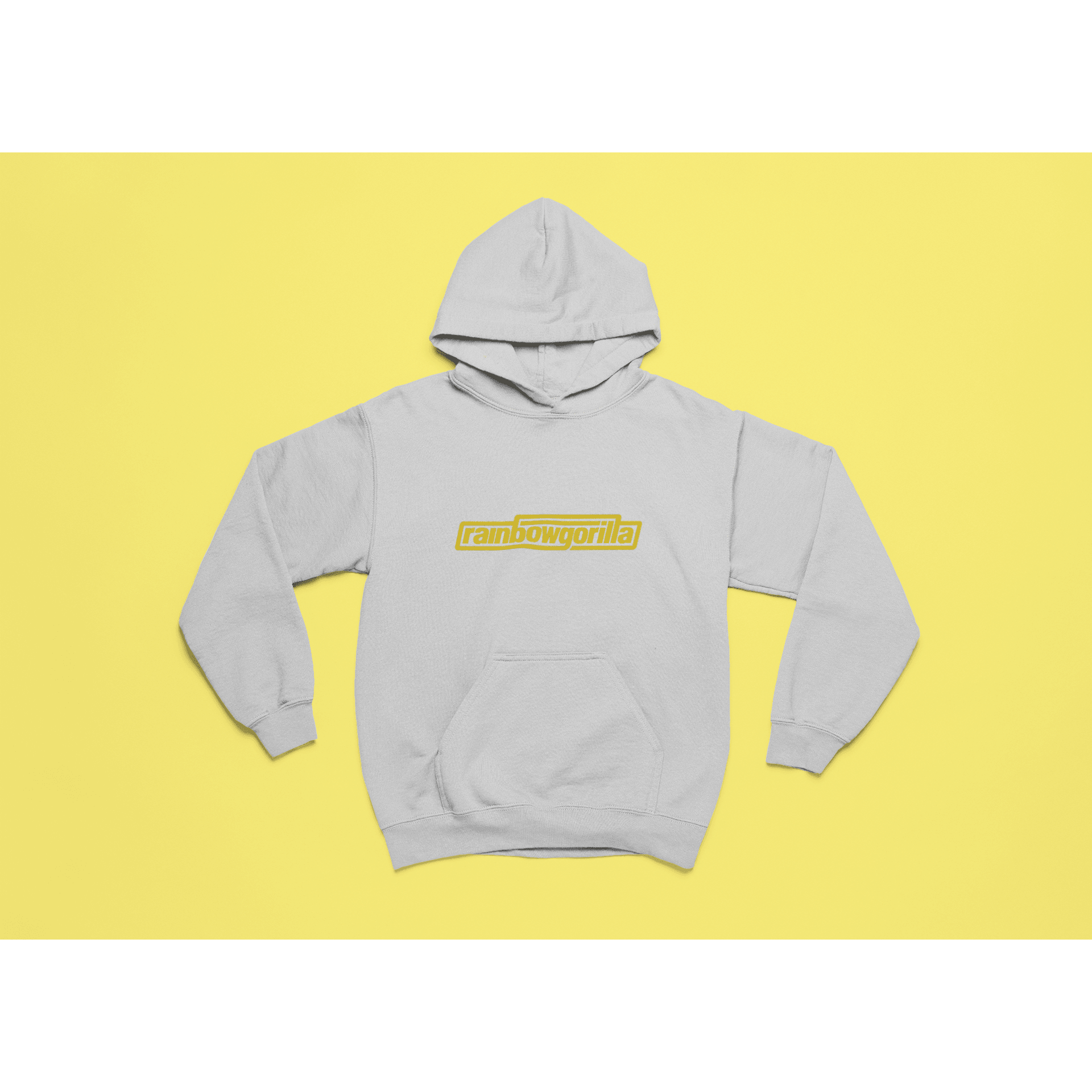 Rainbow Gorilla 'RG Tekst Goud' Hoody - Rainbow Gorilla Store