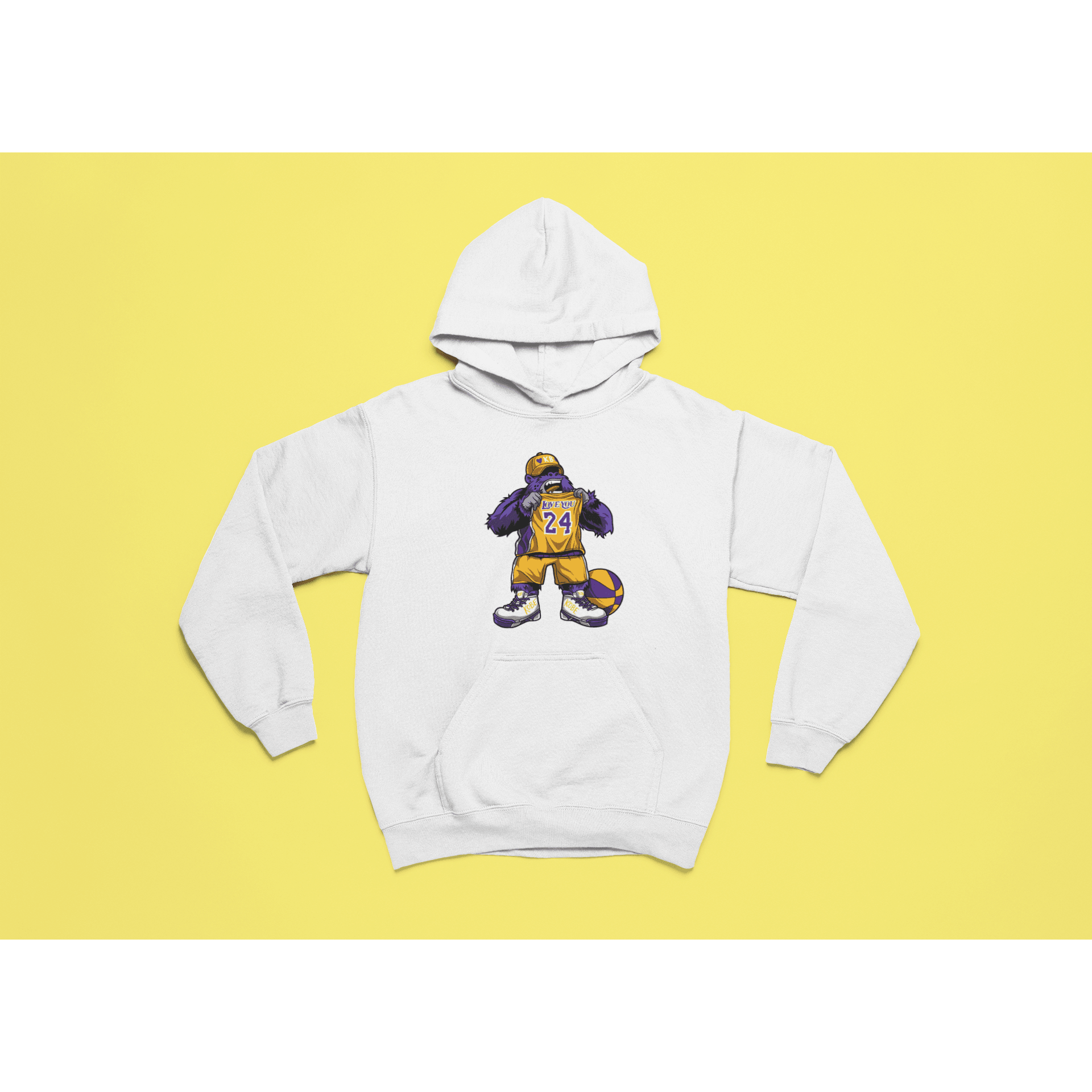 Rainbow Gorilla 'Love You 24' Hoody Kids - Rainbow Gorilla Store
