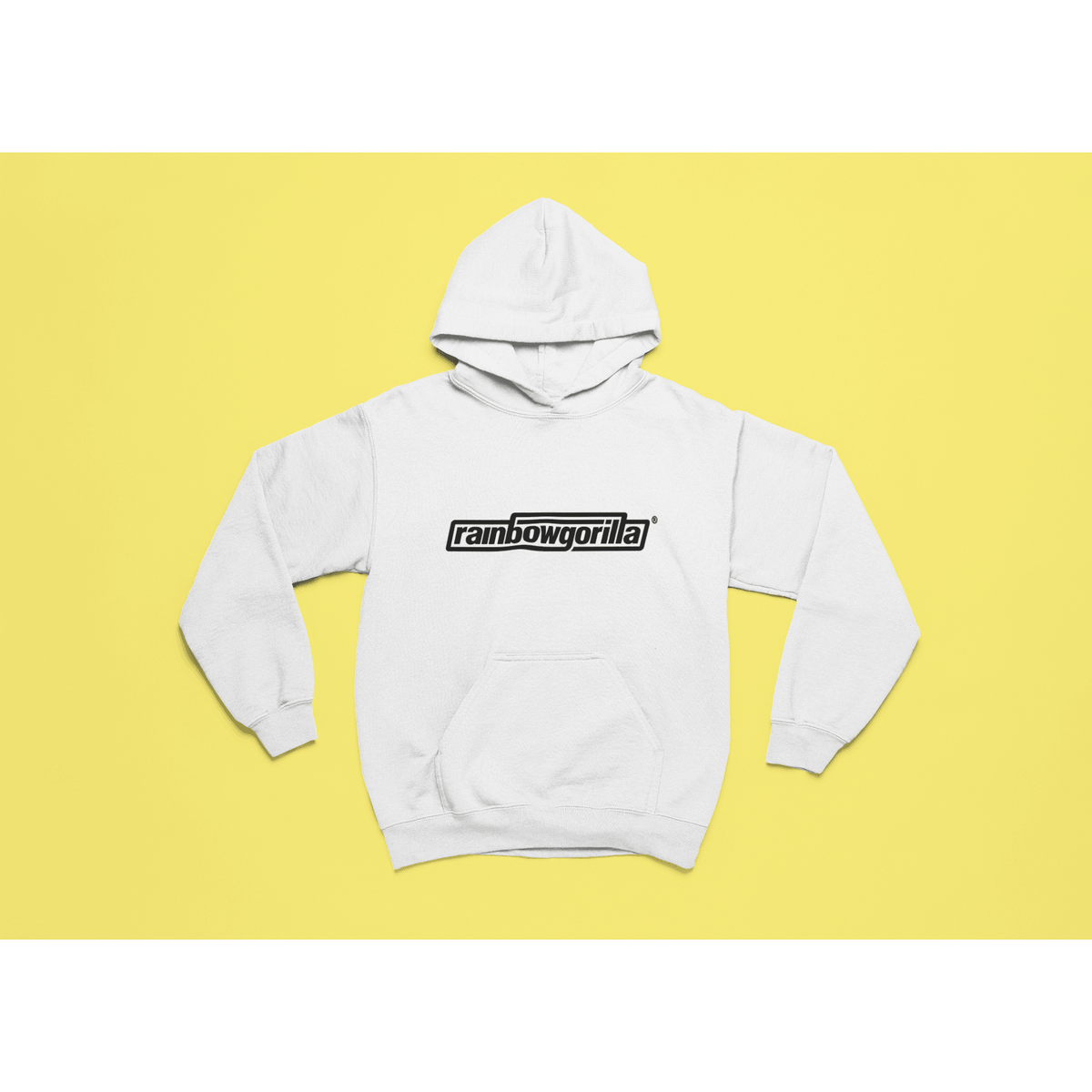 Rainbow Gorilla 'RG Tekst Zwart' Hoody Kids - Rainbow Gorilla Store