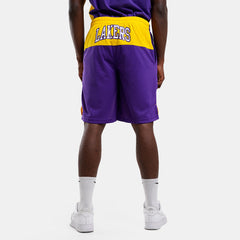 NBA Short Lakers Lebron James (Adult) Paars/Geel