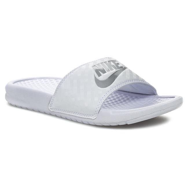 Nike BENASSI "JUST DO IT." Slippers Wit  SALE