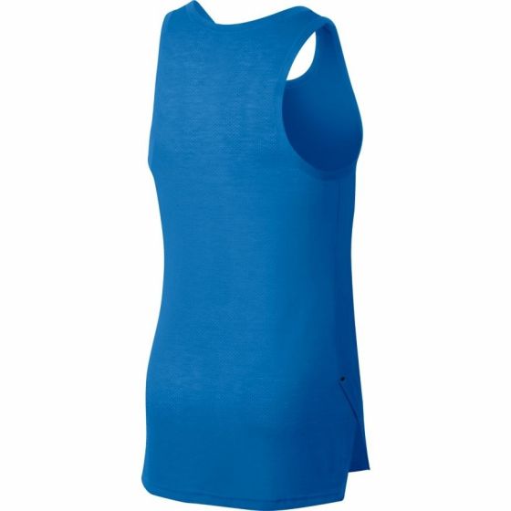 Nike Elite Tank Top Blauw Dri Fit