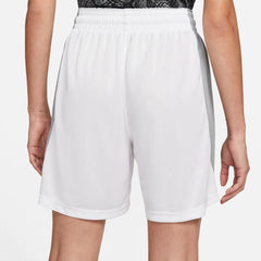 Nike Dri-Fit Fly Vrouwen Basketball Shorts Wit/Grijs