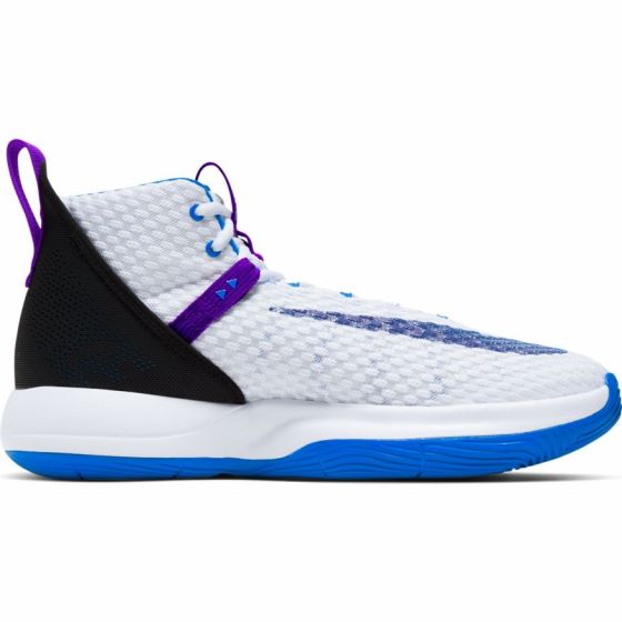 Nike Zoom Rize Team basketbalschoenen wit/blauw/paars