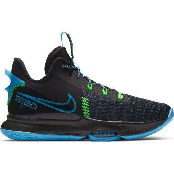 Nike LeBron Witness 5 basketbalschoenen blauw/zwart