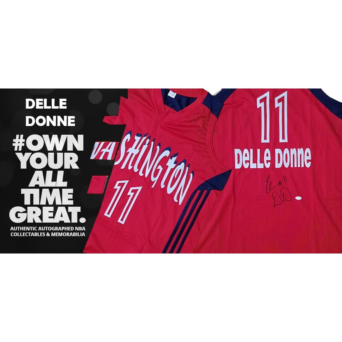 Gesigneerde Basketball Jersey Delle Donne | Washington Mystics