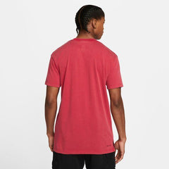 Jordan Dri-FIT Air Men's Short-Sleeve Graphic Top 'Red/Black'