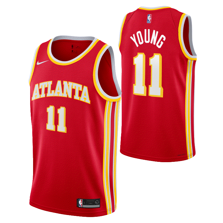 Nike Swingman Trae Young Atlanta Hawks Oranje