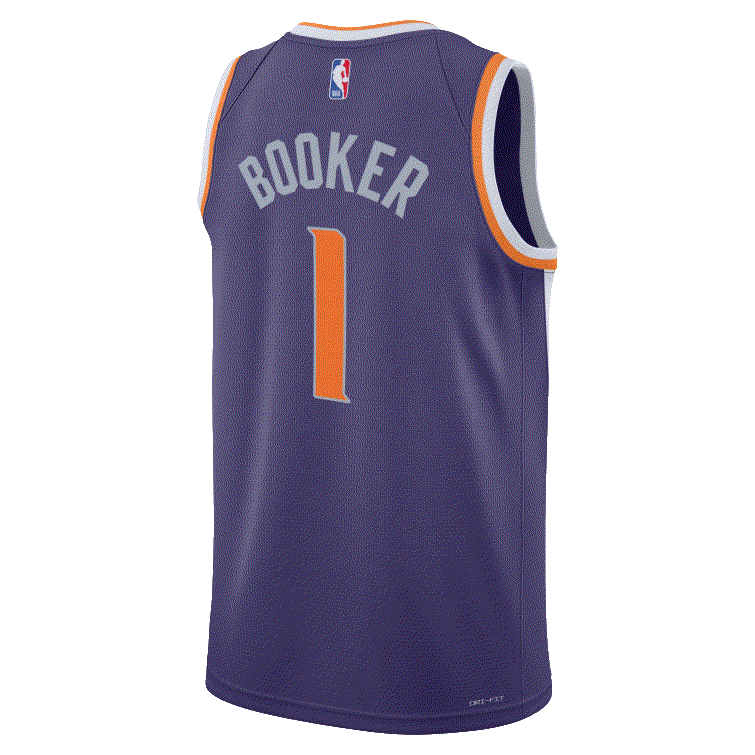 Nike Swingman Devin Booker Phoenix Suns Kids Paars