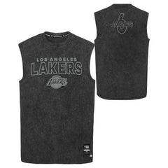 LA Lakers sleeveless shirt Lebron Zwart