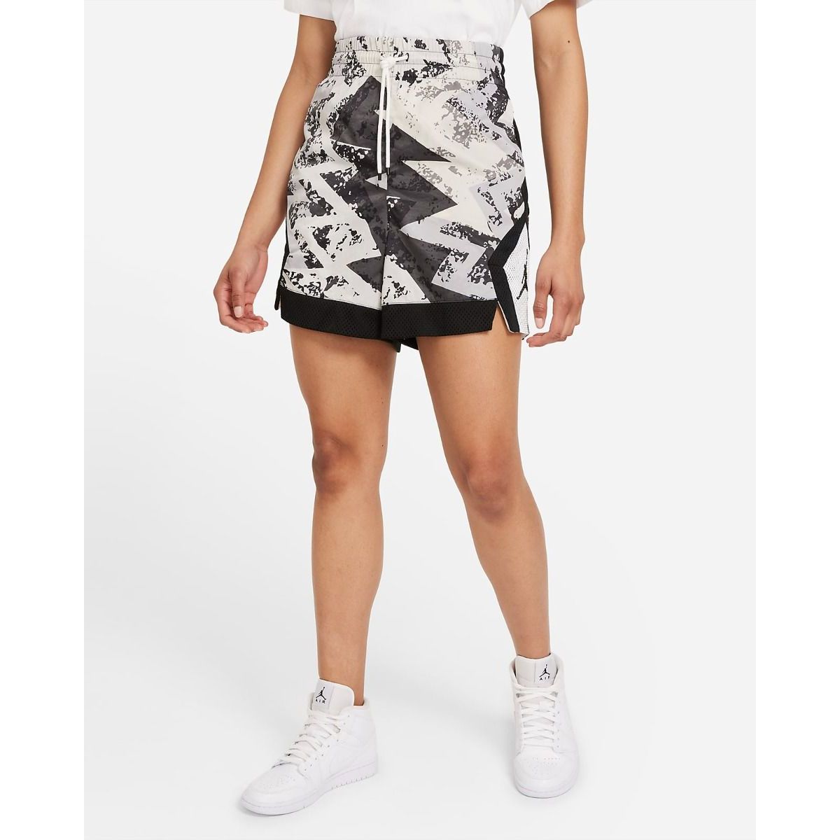 Nike Jordan Dames Heatwave Diamond Short Wit/Zwart