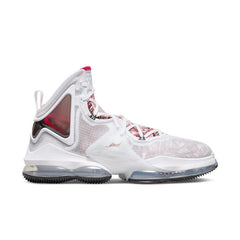 Nike Lebron 19 basketbalschoenen wit/rood