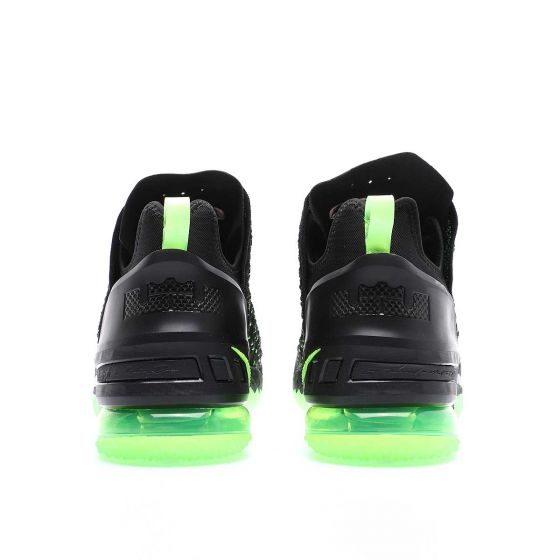 SALE - Nike Lebron 18 basketbalschoenen zwart/groen