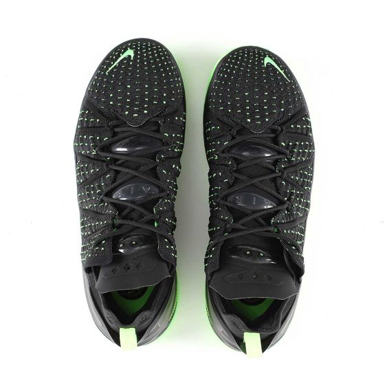 SALE - Nike Lebron 18 basketbalschoenen zwart/groen