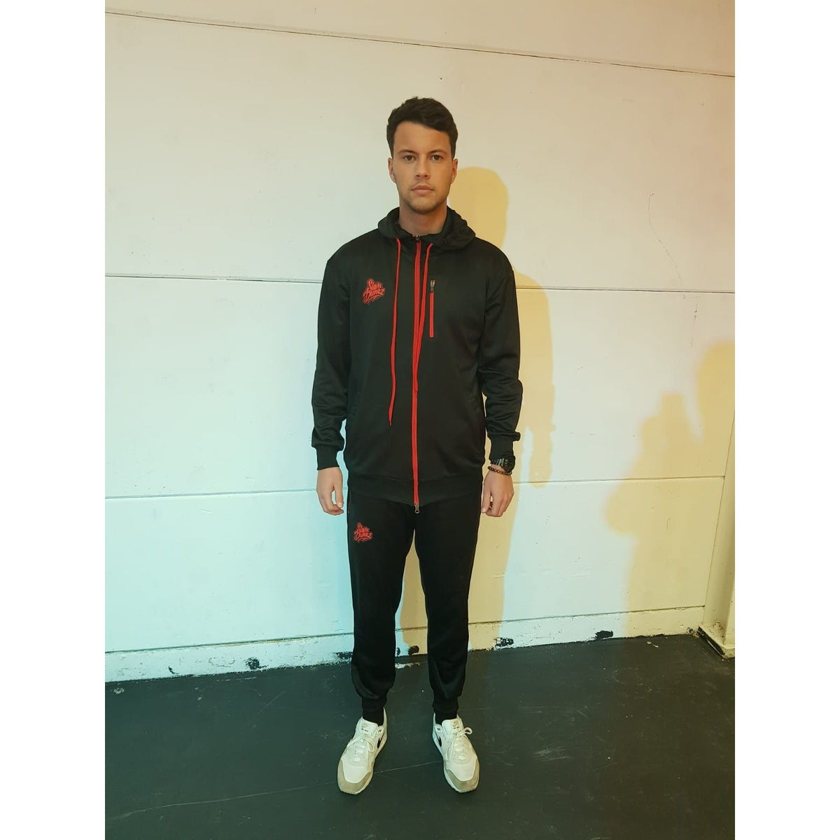 Slamdunkz Trainingspak Rood- Zwart