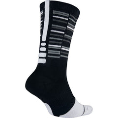 Nike Dry Elite Crew Basketball Sock Black/White