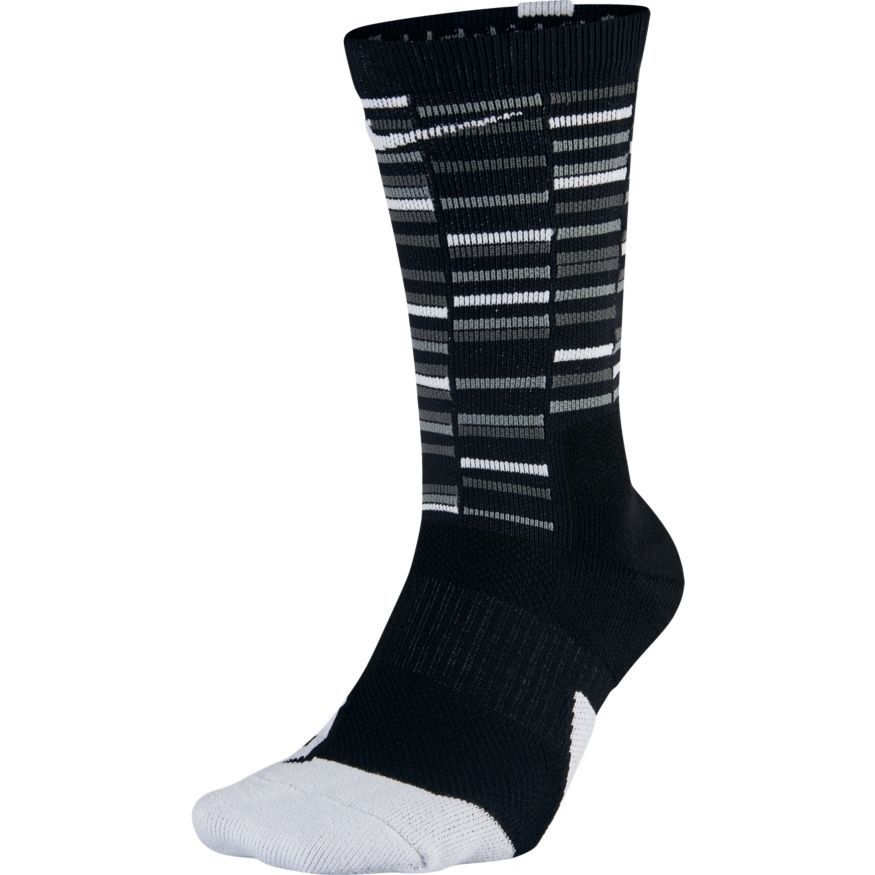 Nike Dry Elite Crew Basketball Sock Black/White