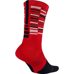 Nike Dry Elite Crew Basketball Sock Red/Black
