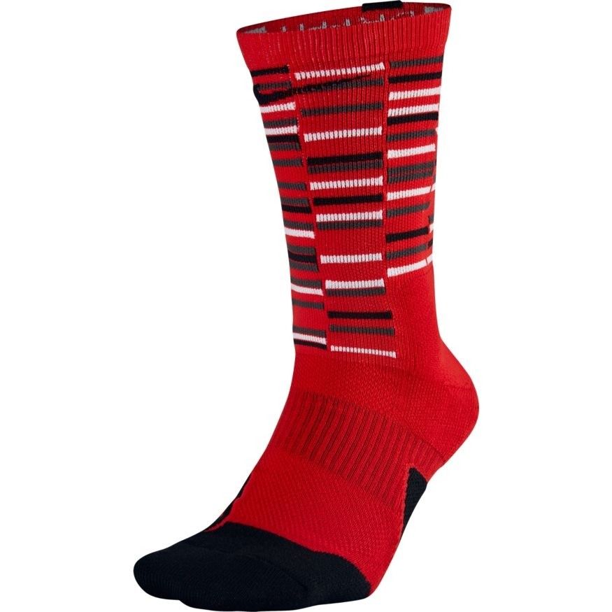 Nike Dry Elite Crew Basketball Sock Red/Black